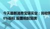 今天最新消息宝塔实业：拟收购宁夏电投新能源有限公司100%股权 股票明起复牌