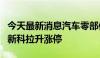 今天最新消息汽车零部件板块震荡拉升，动力新科拉升涨停