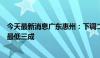 今天最新消息广东惠州：下调二手房公积金贷款首付比例至最低三成