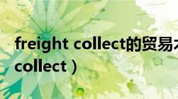 freight collect的贸易术语有哪些（freight collect）