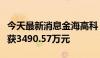 今天最新消息金海高科：子公司出售泰国土地获3490.57万元