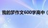 我的梦作文600字高中（我的梦作文600字）