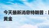 今天最新消息特朗普：比特币市值未来会超越黄金