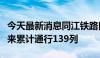 今天最新消息同江铁路口岸开行中欧班列一年来累计通行139列