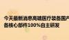 今天最新消息高端医疗装备国产化率提高 国产3.0T磁共振设备核心部件100%自主研发