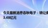 今天最新消息春秋电子：转让南昌春秋65%股权，交易金额3.48亿元