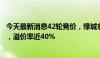 今天最新消息42轮竞价，绿城拿下杭州主城首宗不限价宅地，溢价率近40%