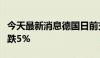 今天最新消息德国日前交付的基准电力价格下跌5%