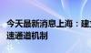 今天最新消息上海：建立股权投资基金设立快速通道机制