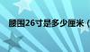 腰围26寸是多少厘米（26寸是多少厘米）