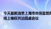 今天最新消息上海市市场监管局召开电商平台知识产权保护线上维权共治圆桌会议