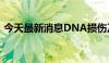 今天最新消息DNA损伤及修复机制谜团解开