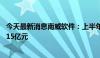 今天最新消息南威软件：上半年营收2.27亿元 净利润亏损1.15亿元