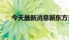 今天最新消息新东方美股盘前涨超3%