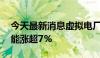 今天最新消息虚拟电厂概念盘初活跃 迦南智能涨超7%