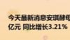 今天最新消息安琪酵母：上半年净利润6.91亿元 同比增长3.21%