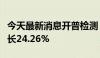 今天最新消息开普检测：上半年净利润同比增长24.26%