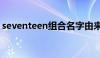 seventeen组合名字由来（seventeen组合）