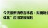 今天最新消息吉林省：拟编制全省智能网联汽车“车路云一体化”应用发展规划