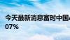 今天最新消息富时中国A50指数期货开盘跌0.07%