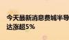 今天最新消息费城半导体指数涨超2%，英伟达涨超5%