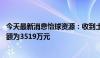 今天最新消息怡球资源：收到土地使用权收回告知书 补偿金额为3519万元