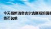 今天最新消息吉尔吉斯斯坦国家银行将人民币列入官方汇率货币名单