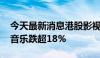 今天最新消息港股影视娱乐股持续回调 腾讯音乐跌超18%