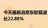 今天最新消息东软载波：上半年净利润同比增长22.89%