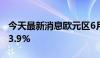 今天最新消息欧元区6月份工业产值同比下降3.9%