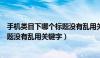 手机类目下哪个标题没有乱用关键字了（手机类目下哪个标题没有乱用关键字）