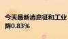 今天最新消息征和工业：上半年净利润同比下降0.83%