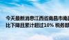 今天最新消息江西省南昌市南昌县：存量房价连续3个月环比下降且累计超过10% 税务部门及时调整计税价格