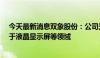 今天最新消息双象股份：公司光学级PMMA产品广泛应用于液晶显示屏等领域