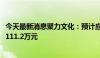 今天最新消息聚力文化：预计应赔偿304名投资者合计损失3111.2万元