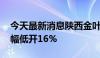 今天最新消息陕西金叶开盘跌停 金城医药大幅低开16%