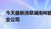 今天最新消息湖南裕能10.5亿元投资成立铜业公司