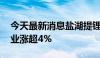 今天最新消息盐湖提锂板块震荡走强 华友钴业涨超4%