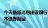 今天最新消息建设银行：完成200亿元二级资本债券赎回