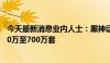 今天最新消息业内人士：黑神话悟空全平台销量有望达到500万至700万套