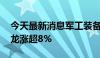 今天最新消息军工装备板块探底回升 北方长龙涨超8%