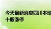 今天最新消息四川本地股持续拉升 板块内超十股涨停