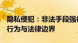 隐私侵犯：非法手段强行进入他人QQ空间的行为与法律边界