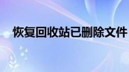 恢复回收站已删除文件：实用方法与技巧