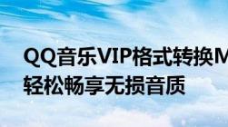 QQ音乐VIP格式转换MP3：音乐自由转换，轻松畅享无损音质