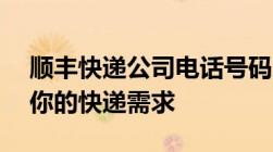 顺丰快递公司电话号码查询——一站式解决你的快递需求