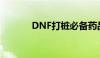 DNF打桩必备药品推荐及指南