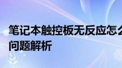 笔记本触控板无反应怎么办？解决方法和常见问题解析