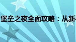 堡垒之夜全面攻略：从新手到高手的进阶之路