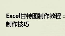 Excel甘特图制作教程：从零开始掌握甘特图制作技巧